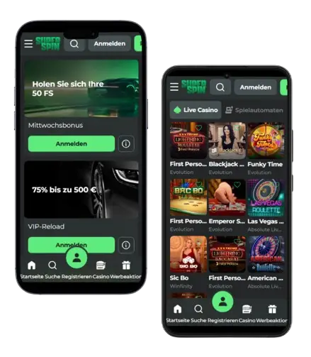 Super Spin Casino DE App